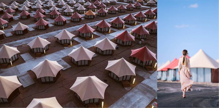 青海乌苏特水上雅丹项目