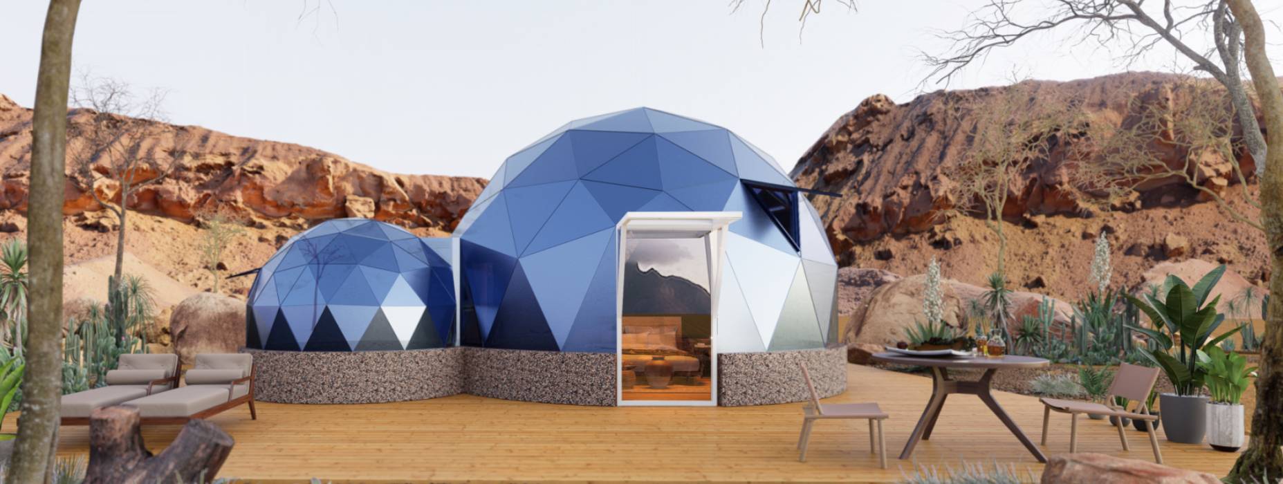 安陆市球形智能光伏玻璃星空房